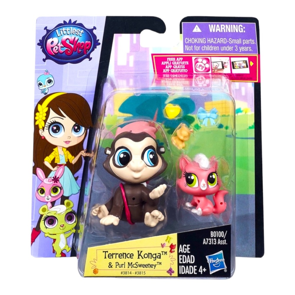 NIB - Terrence Konga & Purl. McSweeney Figure 2-Pack Pet Pawsabilities